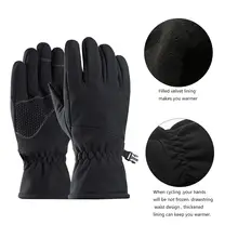 Winter Waterproof Windproof Gloves Snow Gloves Ski Warm Full Finger Ski Gloves For Outdoor Motorcycle Cycling 3000mah rechargeable battery pu leather windproof winter warm ski outdoor work motorcycle cycling electric heated hands gloves