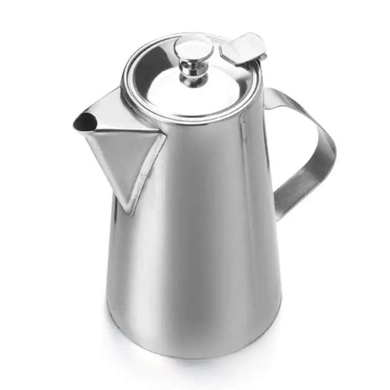 1.5L чайник из нержавеющей стали ручной чайник высокой емкости чайник для холодной воды кухня для питья - Color: Short Mouth