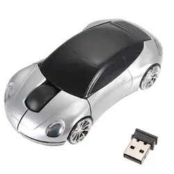 USB перезаряжаемая 2,4G беспроводная мышь Модель OEM автомобильная беспроводная мышь Спортивная Автомобильная мышь подарок компьютерная мышь