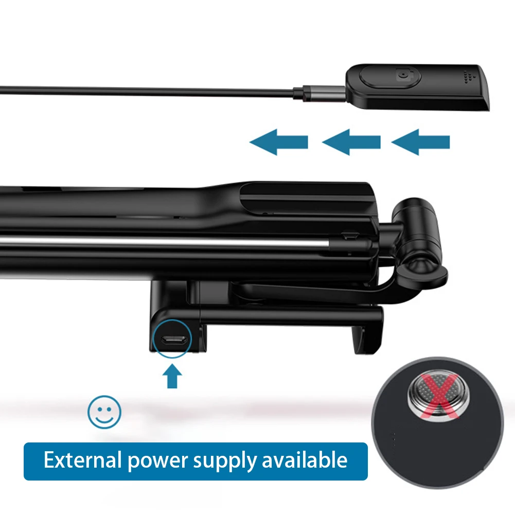 Заполняющий светильник Live Bluetooth портативный ленивый пульт дистанционного управления Универсальный 3 в 1 беспроводной штатив Выдвижная многофункциональная селфи-палка