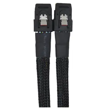 

0.7M Internal Mini SAS 36-Pin To SFF-8087 Cable - Black-SCLL