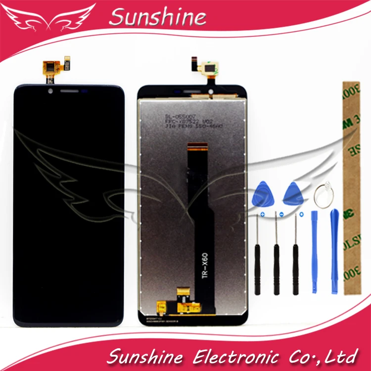 

Tested LCD Display For DOOGEE X60L LCD Display Screen with Touch Sensor Complete Assembly