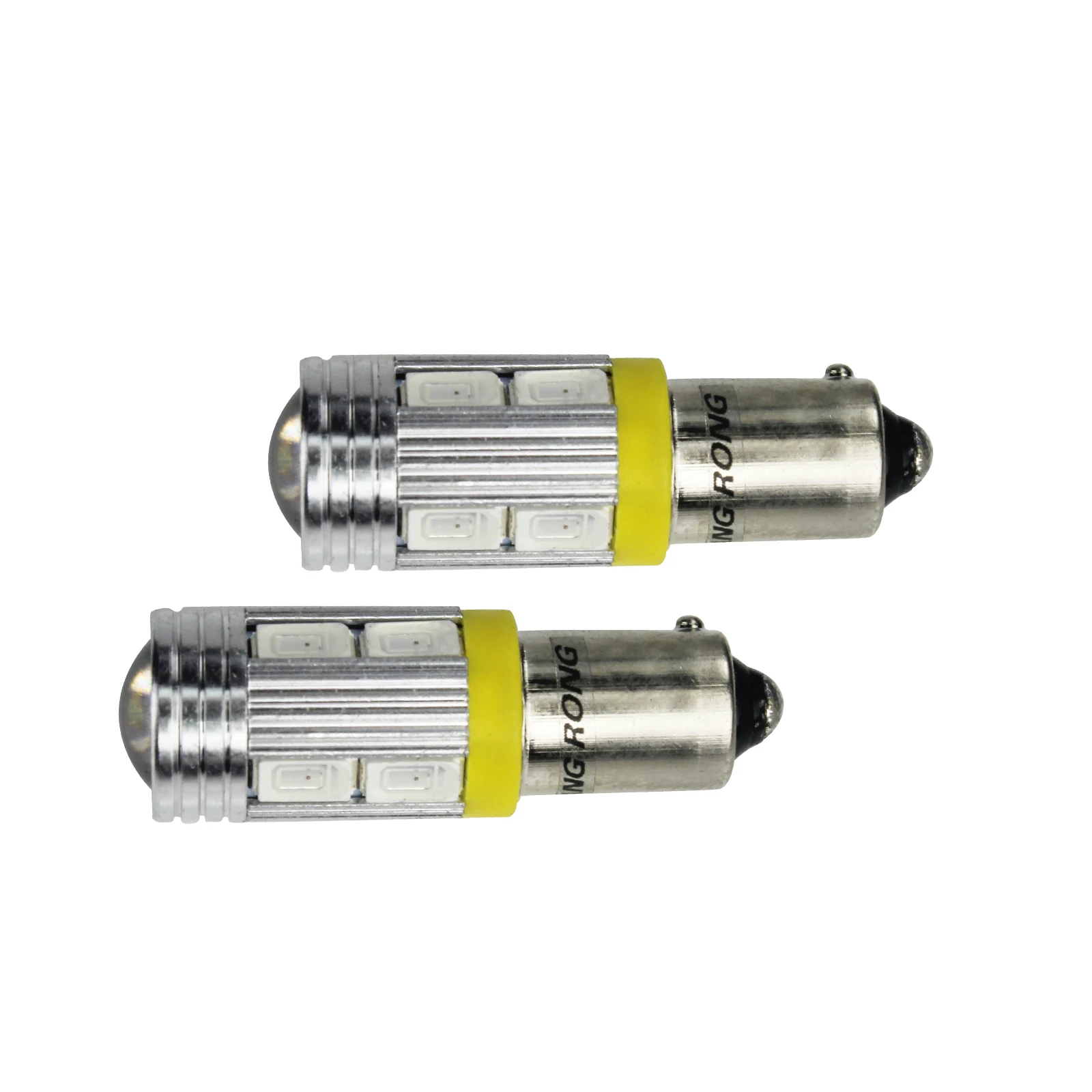 ANGRONG 2x Янтарный BAW9s HY21W 10 SMD 5630 Светодиодный индикатор поворота лампа DRL