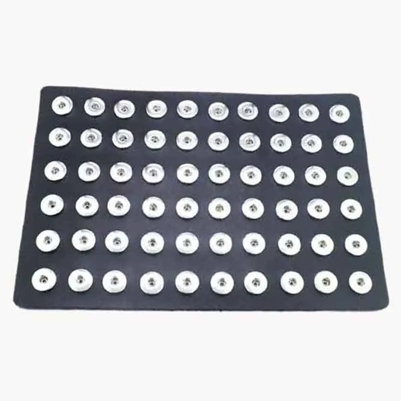 

LUWELLEVER DIY jewelry 60pcs PU leather 18mm Metal Snap Button display board watches women one direction Unisex