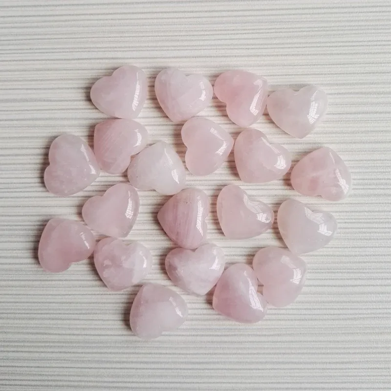 20 шт./лот 18*18 мм натуральный розовый кристалл камень бусины сердце кабошон опал в форме слезы/порошок камень Бусины
