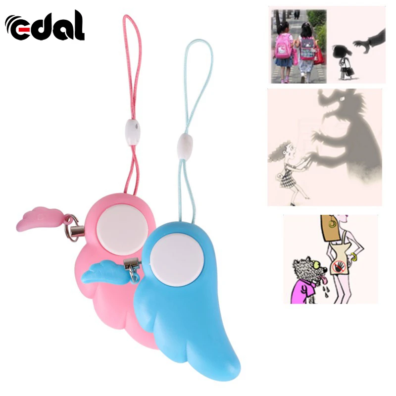 

90db Self Defense Supplies Blue Personal Attack/Anti Rape Alarm Safety Personal Security for Girl Kids Children Protecion A07
