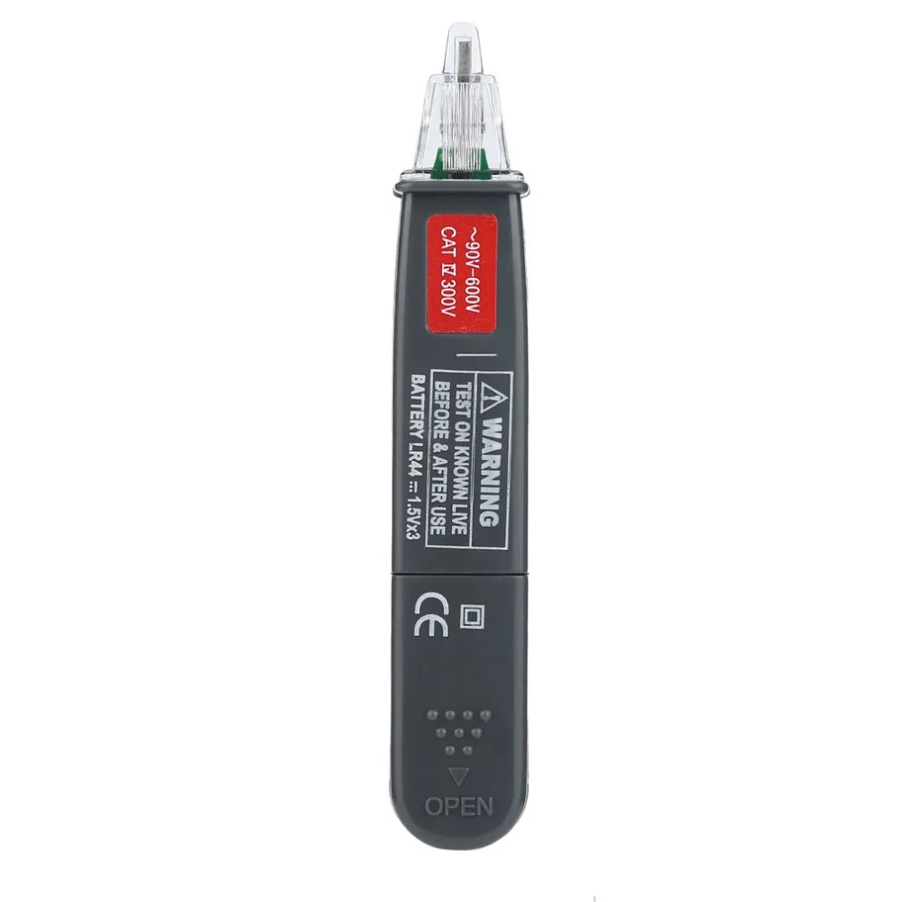 Бесконтактный Электрический светодиодный световой индикатор напряжения ручка вольтметр переменного тока цепи и Напряжение инструмент напряжение ручка комплект