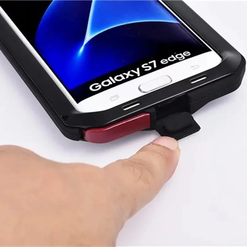 Классический металлический защитный водонепроницаемый чехол для Samsung Galaxy S8 PLUS S9