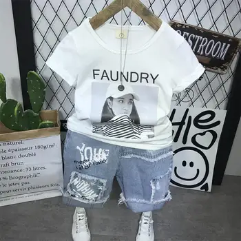 

Summer boys clothing set children T-shirt + shorts kids 2pcs sport suits boys tracksuits costume kids clothing boys set 2-6Year