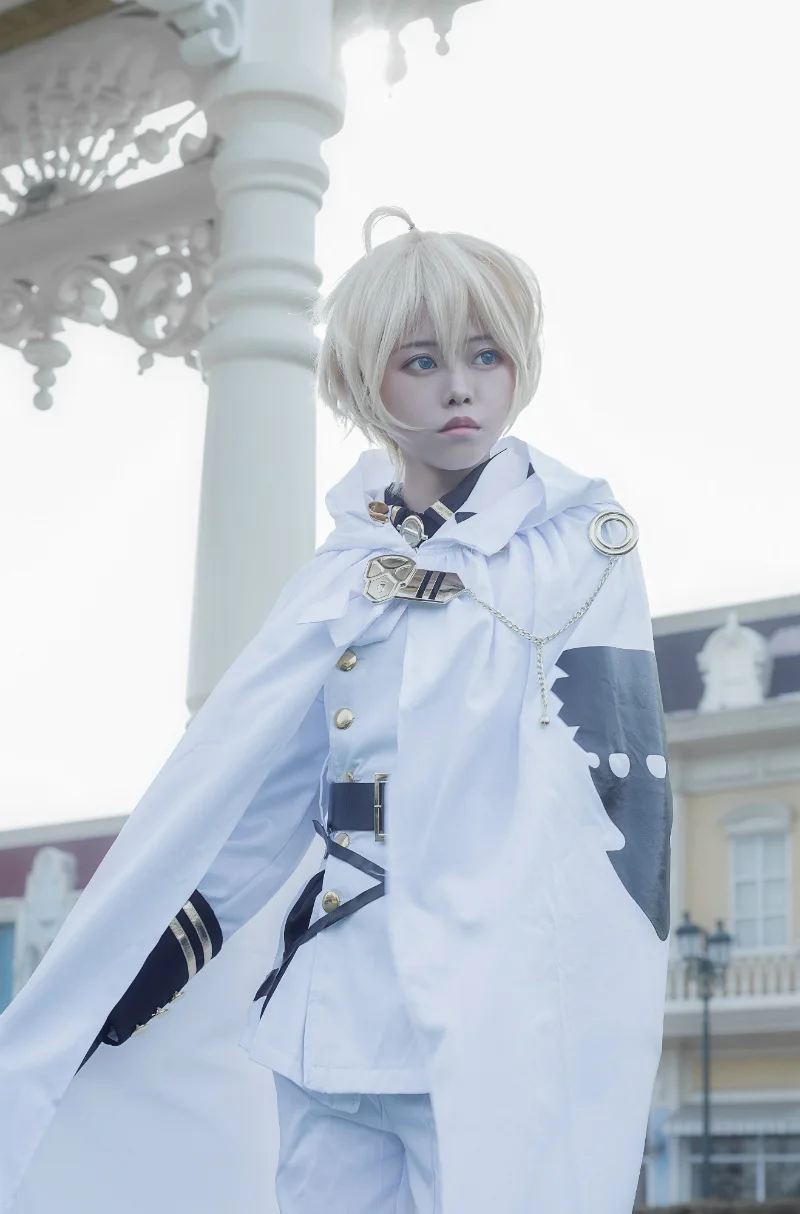 Owari no Seraph Серафим конца Ферид Батори униформа наряд аниме костюмы для косплея Полный комплект: плащ+ топ+ брюки+ ремень+ Талия+ перчатки