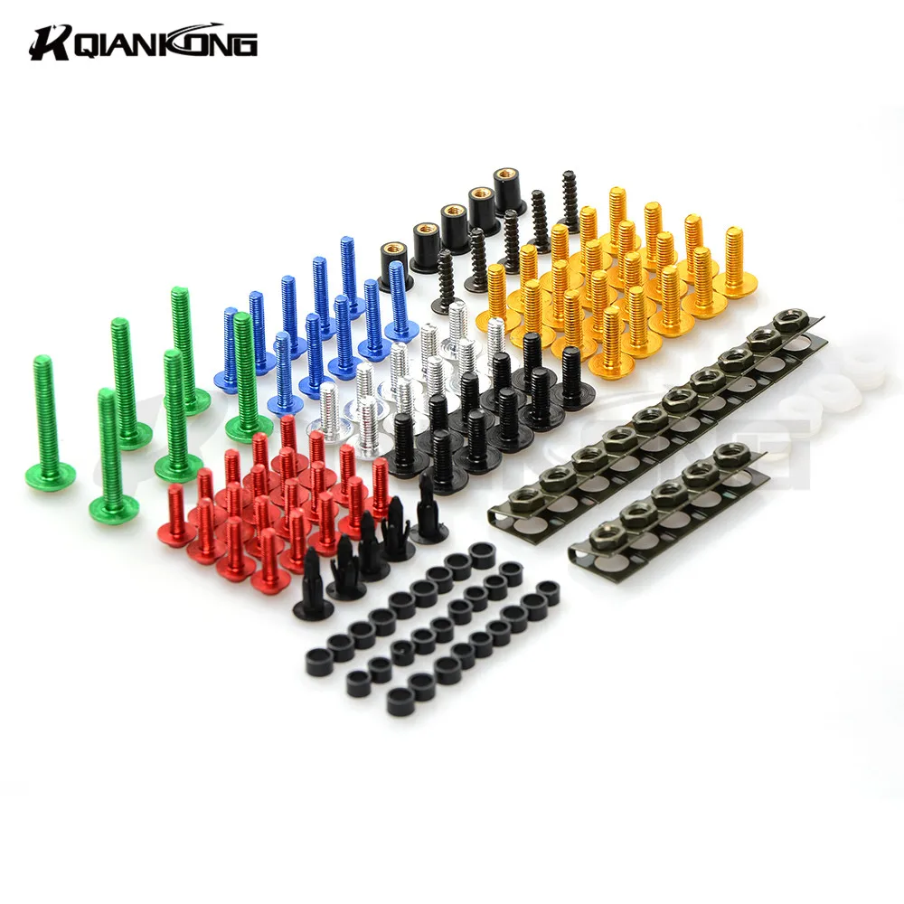 

FOR BMW F650GS F800GS F800R F700GS S1000RR HP4 Fairing Bolt Screw Motorcycle Accessories Windscreen Screw Nut Universal