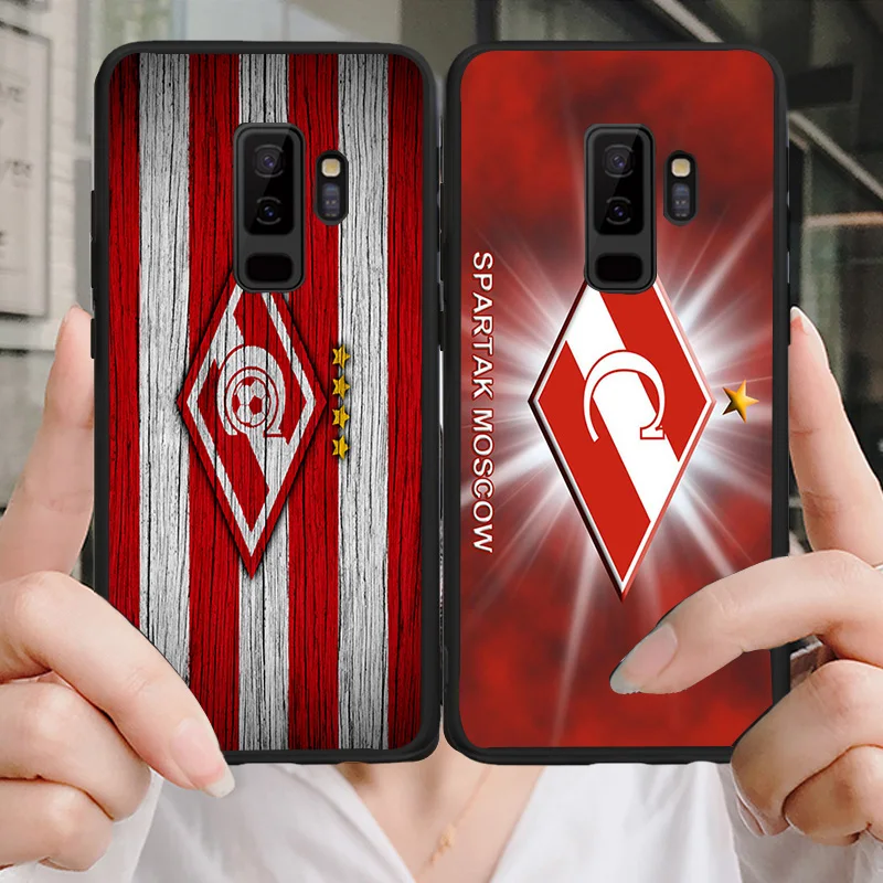 

Yinuoda Phone Case For Spartak Moscow Team Galaxy J2RIME J2Pro J4plus J6(2018) Black Soft TPU Case For Samsung A6 A7 A8 A9(2018)