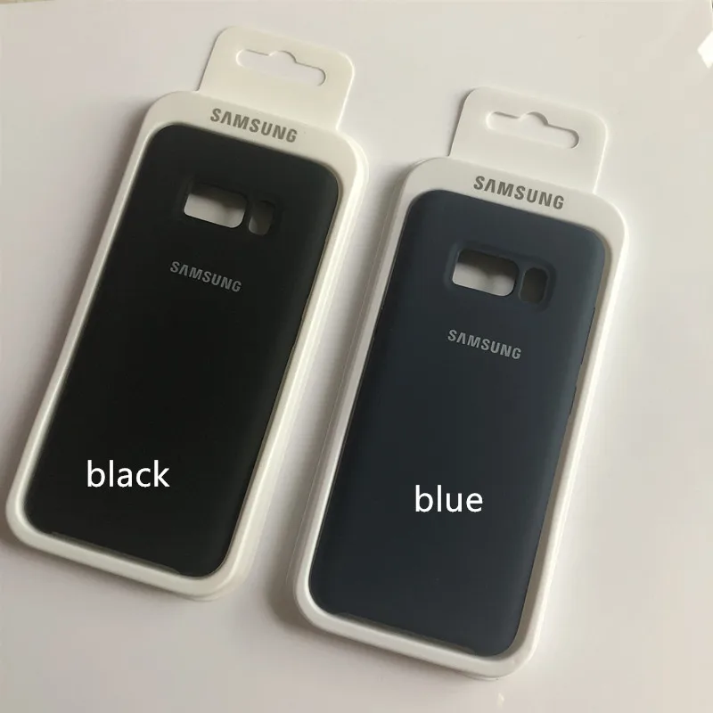 Жидкий силиконовый чехол для Samsung Galaxy S8/S8 Plus шелковистая мягкая задняя защитная