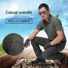 Мужские брюки, одноцветные, тактические, водонепроницаемые, много карманов, длинные штаны, BHD2