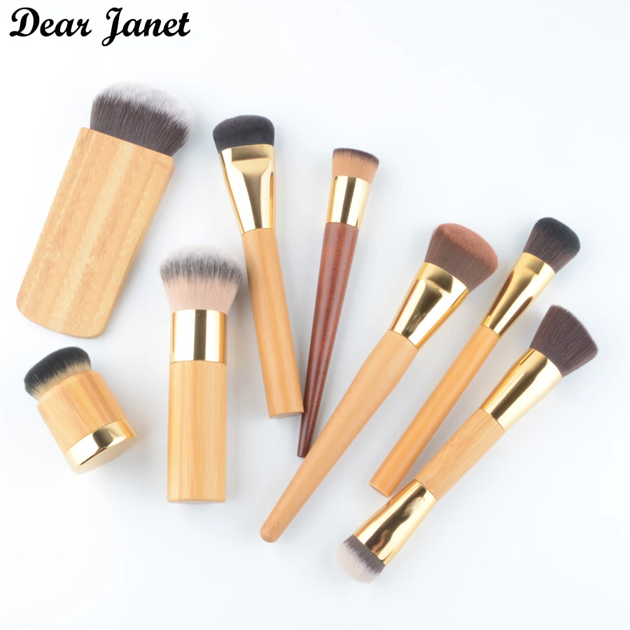 Super Soft Powder Make up brushes Foundation Blusher makeup brush Shadow blending contour Professional bamboo 1pc makeup brush set makeup brush makeup tool set makeup tool