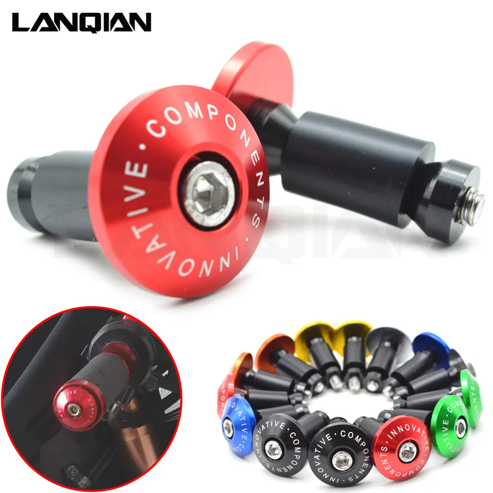 Universal 7/8 motorcycle handlebar end grips Anti Vibration Silder Plug