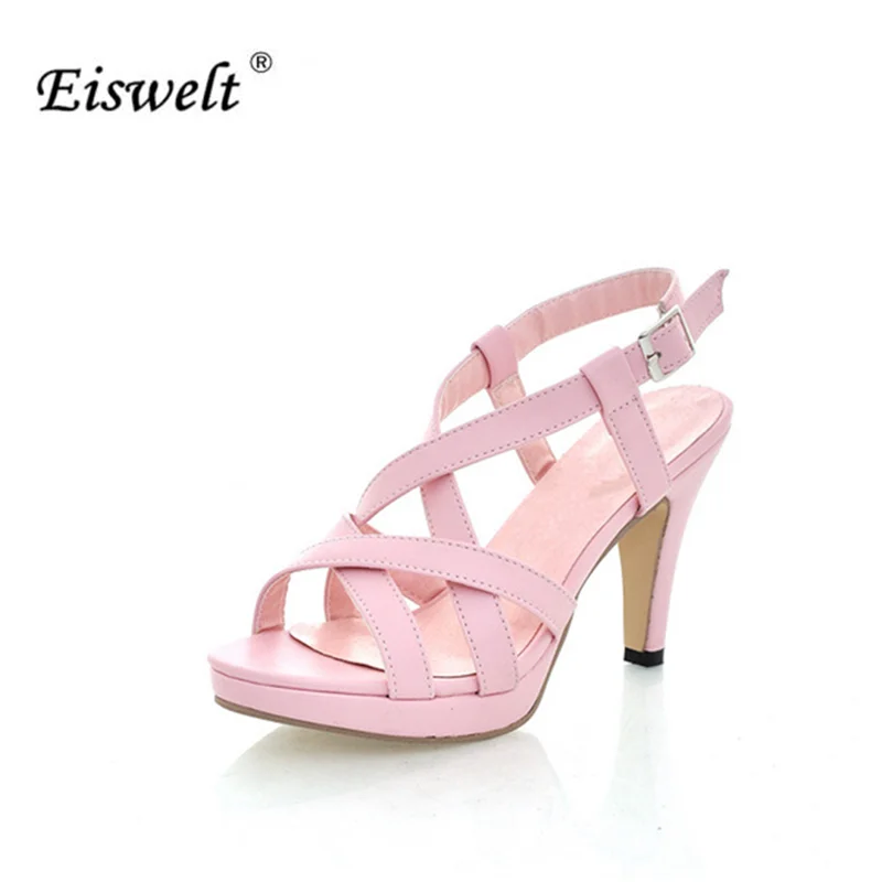 EISWELT 2017 Fashion Women Gladiator Sandals Outdoor Casual Summer Shoes Ladies Female Open Toe Platform Shoes