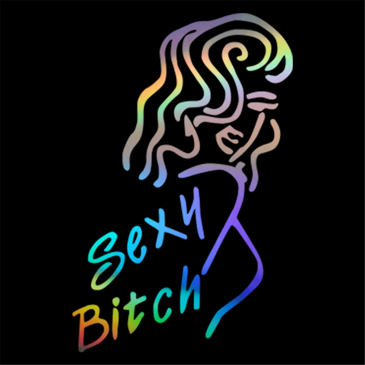 

Sexy Bitch Lady Girl Fun Car Vinyl Sticker Window Door Bumper Laptop Truck Decal