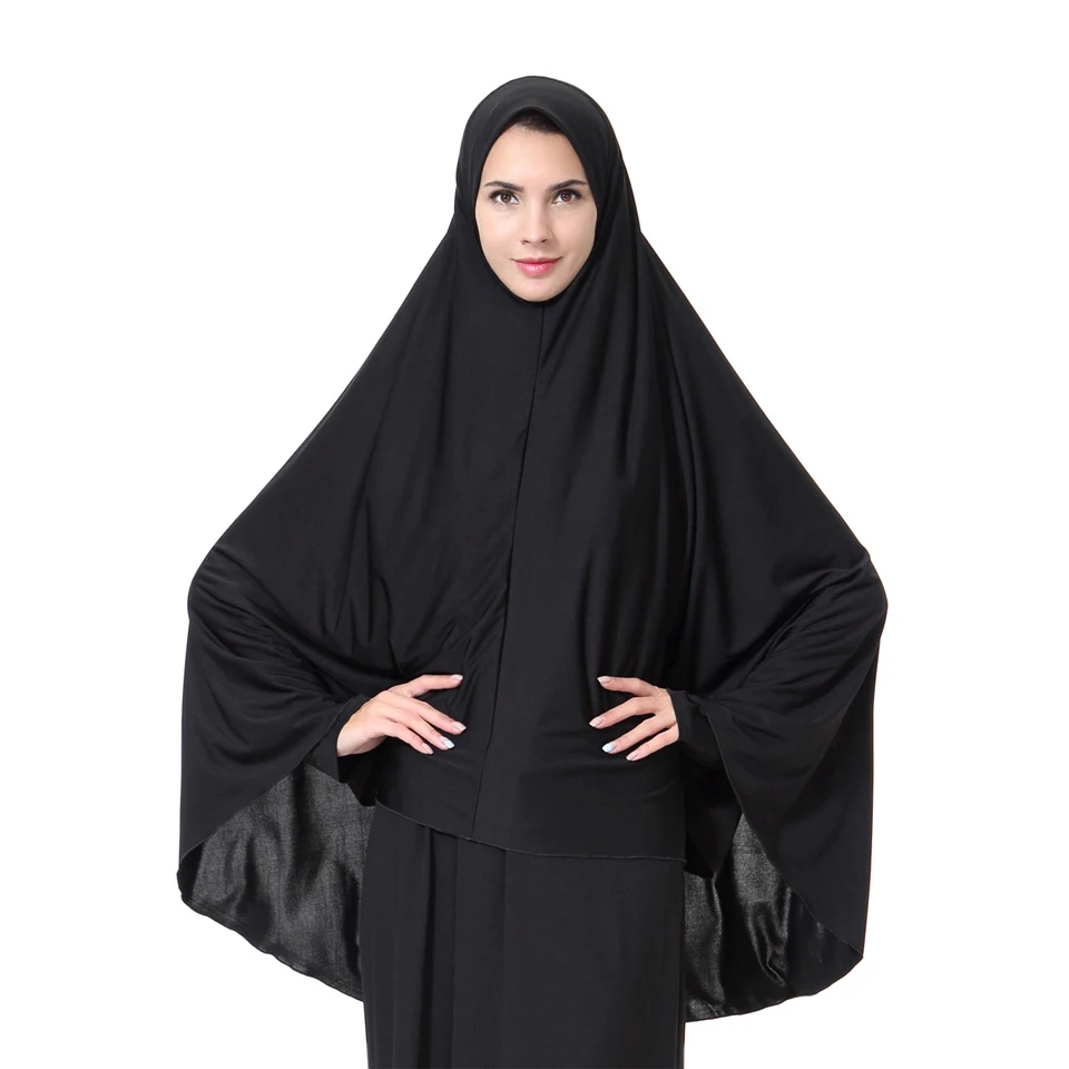 Women' Muslim Hijab Caps Saudi Arabia Islamic Long Head scarfs in Women's Hair Accessories from