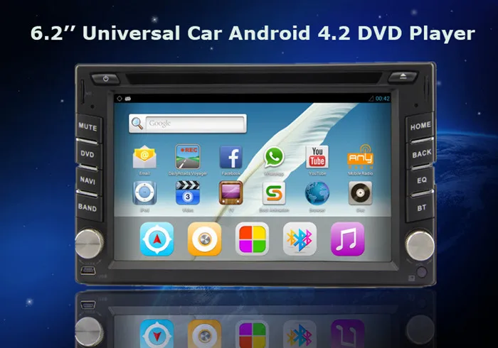 Discount Android 7.1 7" 2Din InDash Car DVD Radio Stereo Player HD capacitive touch screen WiFi 3G Radio bluetooth GPS+Tablet+CAMERA 1