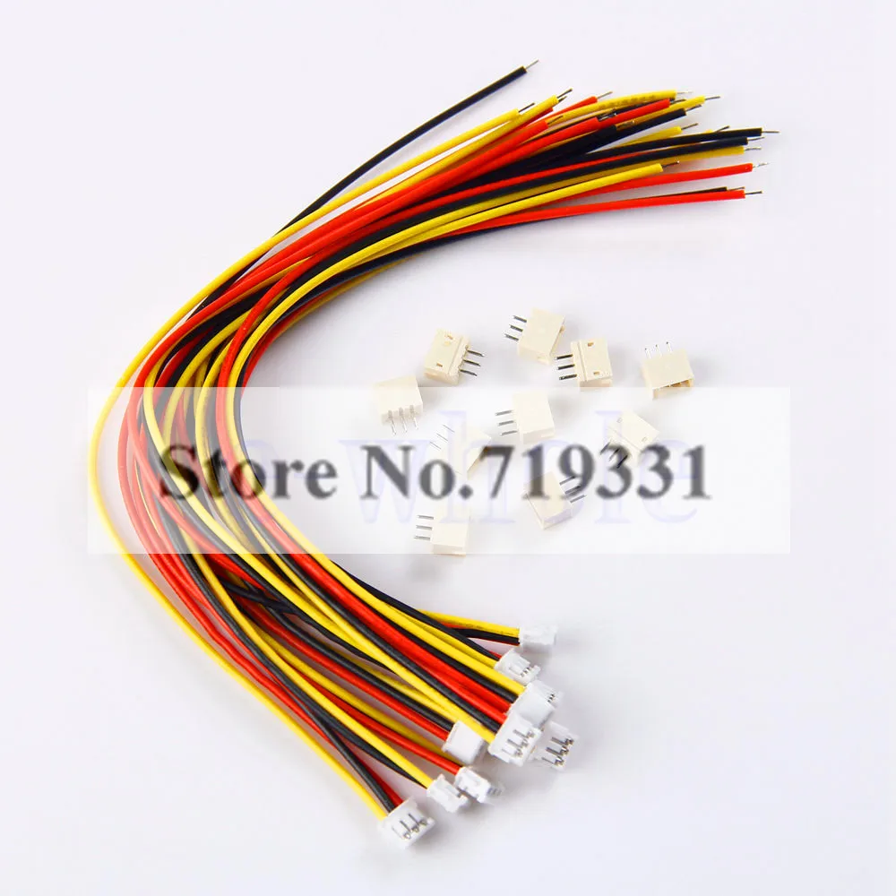 

10 Sets X ZH 1.5mm 3-pin JST Connector Plug With Wire Cables HM