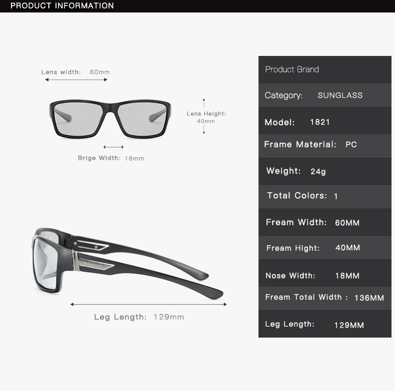 LongKeeper HD поляризованных солнцезащитных очков с чехол для Для мужчин Для женщин классический квадратный зеркало вождения очки черная рамка