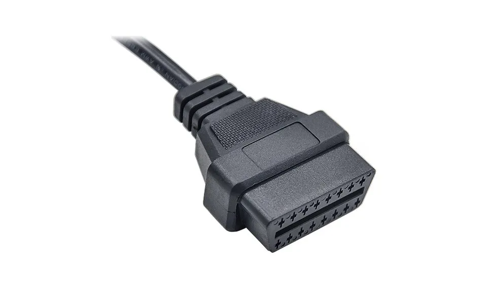 OBD кабель для Porsche 19 pin To 16 Pin OBD2 адаптер 19 pin to OBDII 16 Pin гнездовой разъем автомобильный кабель 16pin FEMALE