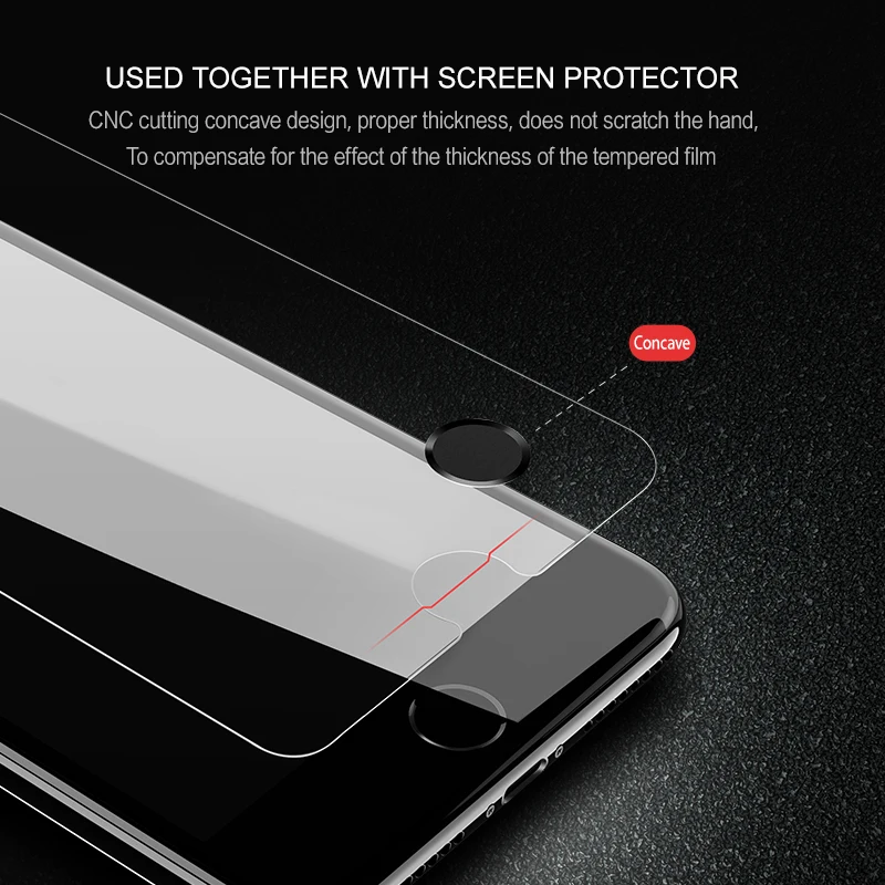 USAMS Универсальный Главная Кнопка Стикеры анти Touch ID для iPhone 5S/6/6 s/7/8 iPad Air 2 3 4