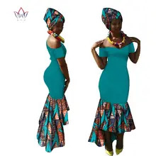 Дашики Вечерние платья Горячая Vestidos Дашики платья для женщин хлопок печати традиционная африканская одежда xxl Одежда для женщин WY1885