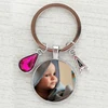 2022/2022 new hot handmade birthday name key chain photo child mom dad a family photo of a gift Crystal keychain Letter keychain ► Photo 3/6