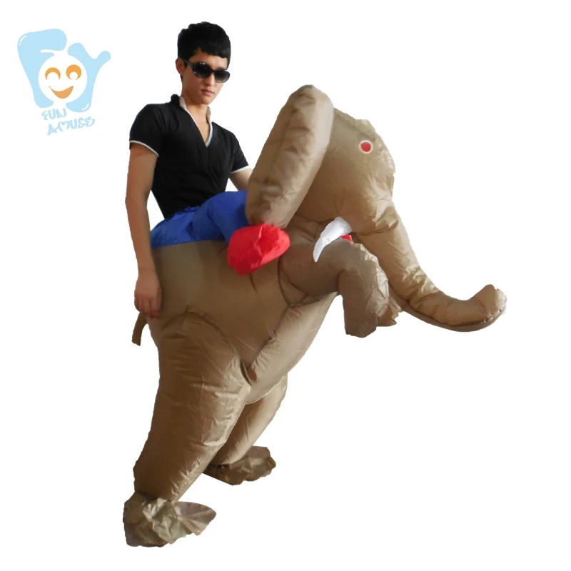 Halloween Costume Men Cosplay One Piece Inflatable Elephant Costume