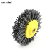 1 шт 150*40 мм* M14 нейлоновая абразивная проволочная полировальная щетка колесо для деревянной мебели камень старина шлифования