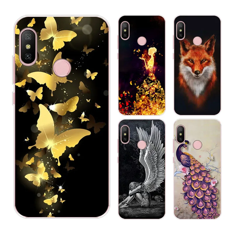 

Silicone case For xiaomi Redmi Note 6 soft transparent Tpu Phone case For xiaomi Redmi Note 6 Pro cute printing protective cover