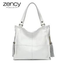 Most Popular Tassel Fashion Designer 100% Genuine Leather Women Shoulder Bag Luxury Ladies Messenger bolso hombro mujeresHandbag