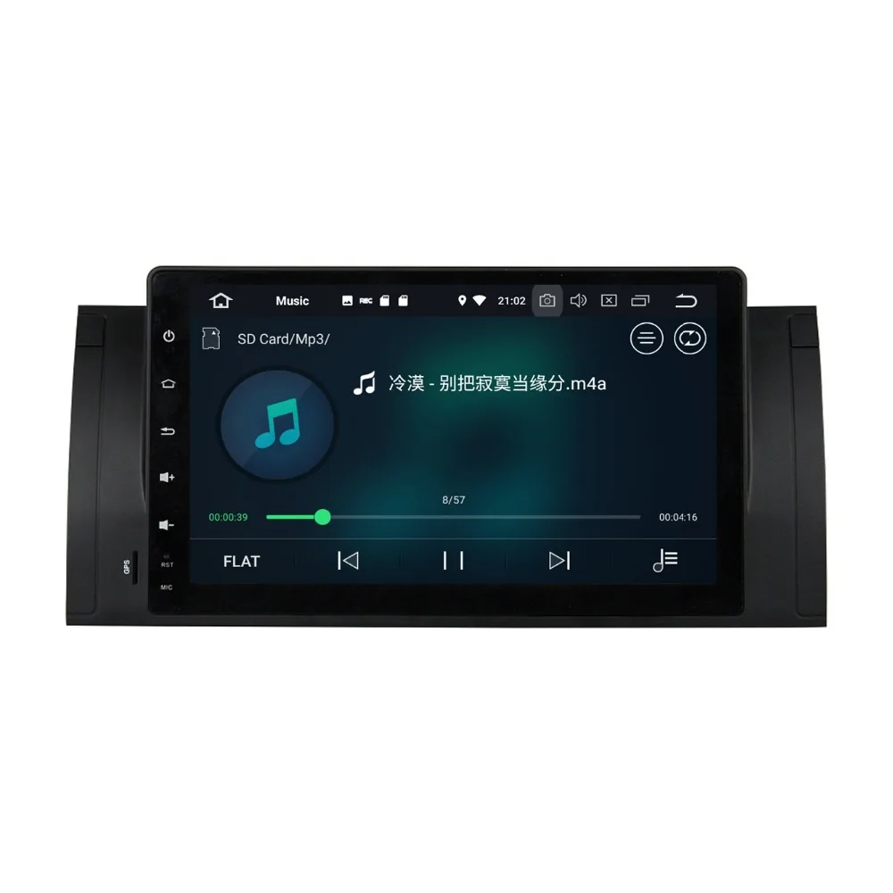 Sale 4GB RAM Octa Core 1 din 9" Android 8.0 Car DVD Player for BMW M5 E39 X5 E53 With GPS Radio Bluetooth 4G WIFI USB DVR 32GB ROM 2