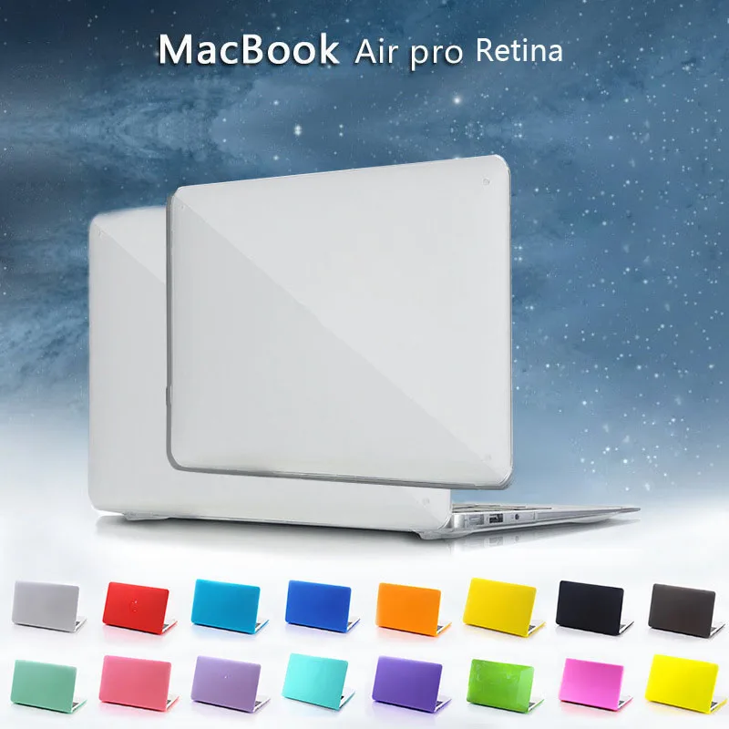 Новый Кристальный чехол для Macbook Air 11 13 Pro 15 Retina 12 матовый ноутбука Apple A1706 A1707 A1708|cases