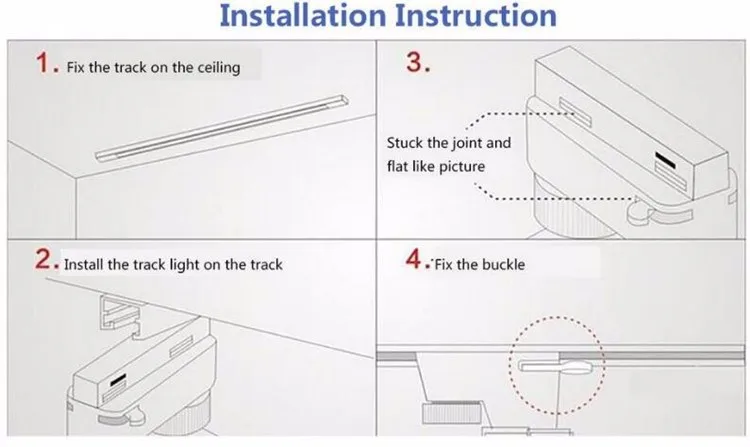 Frete Grátis Ferroviário Luzes Cob Levou Luz Pista Holofotes Roupas Ac85-265v Sapataria Iluminação Interior Branco Quente - 30 w 7 Iluminação do percurso