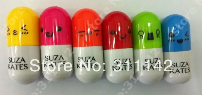 

pens in capsule form ,creative capsule pen Kawaii Stationery Capsule Vitamin Pill Ball Pen Korean 500pcs free shipping by fedex
