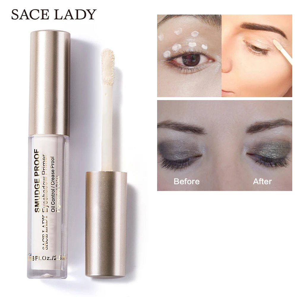 SACE LADY Pro стойкая Жидкая Основа под тени для век пигментированные цвета основа с
