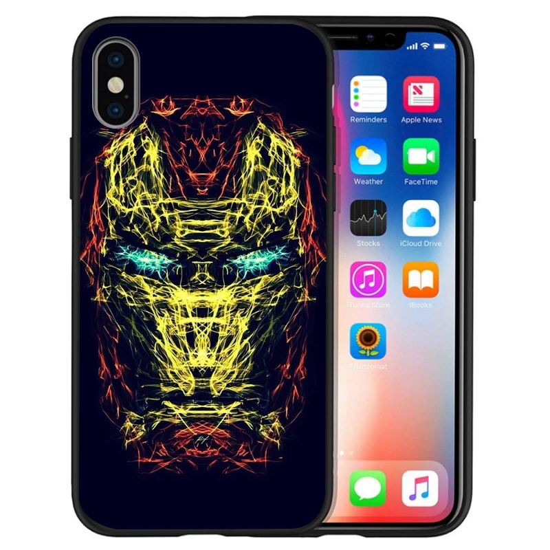 Чудо-яд Дэдпул Человек-паук Мягкий силиконовый чехол для iphone X XS Max XR 6 7 8 Plus 5S SE Черная защитная задняя крышка Fundas - Цвет: 04