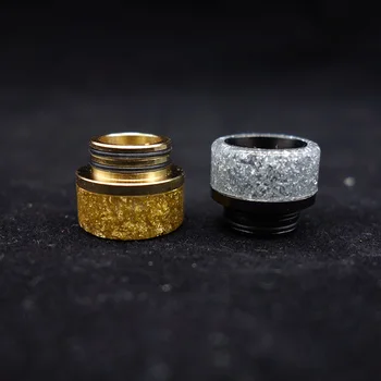 

resin drip tip 810 goon 5 ss plating design mouthpiece for 810 rdta rta rda atomizer electronic cigarette accessory