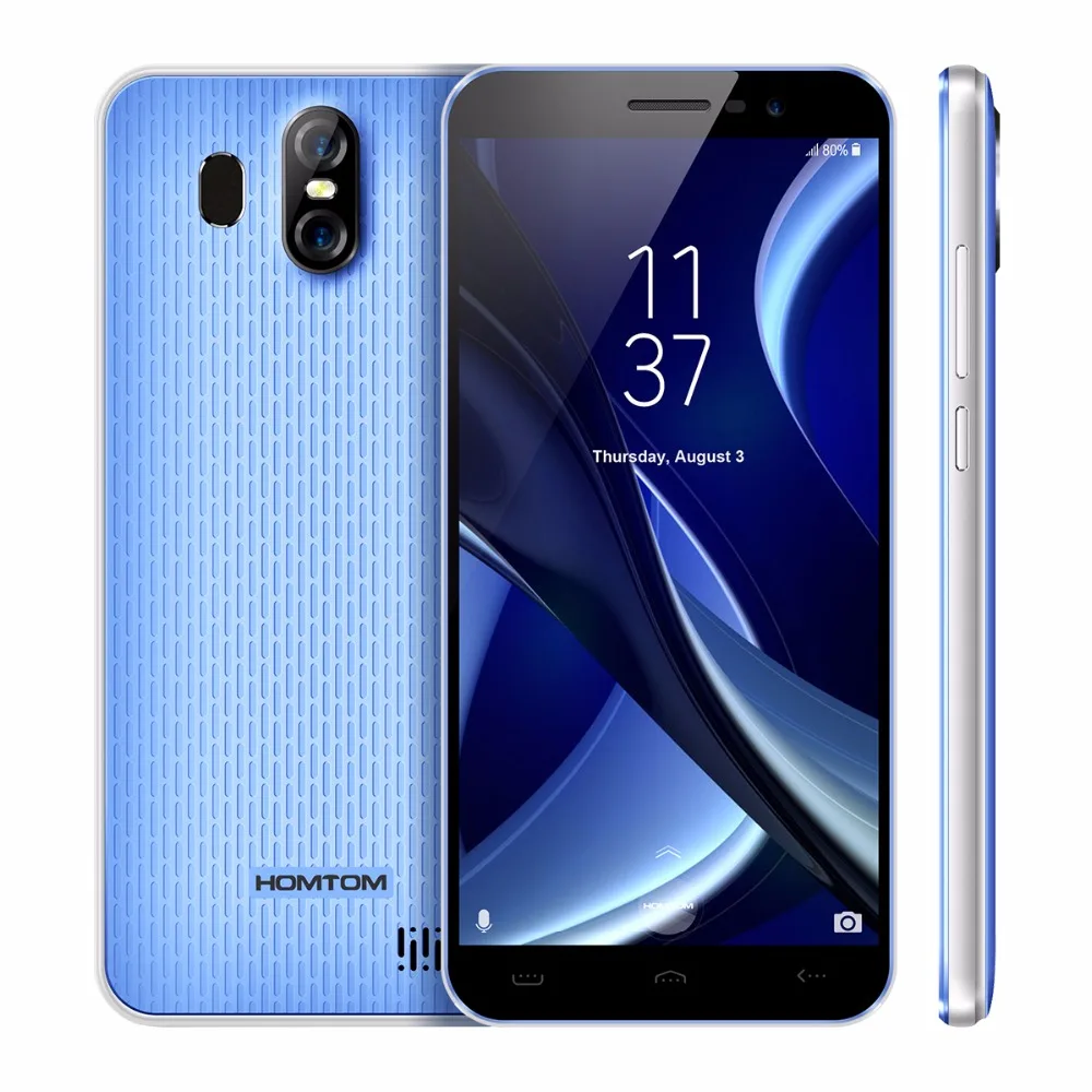 HOMTOM S16 мобильный телефон 5 дюймов 18:9 2 ГБ + 16 Гб заднего Камера 13MP Фронтальная