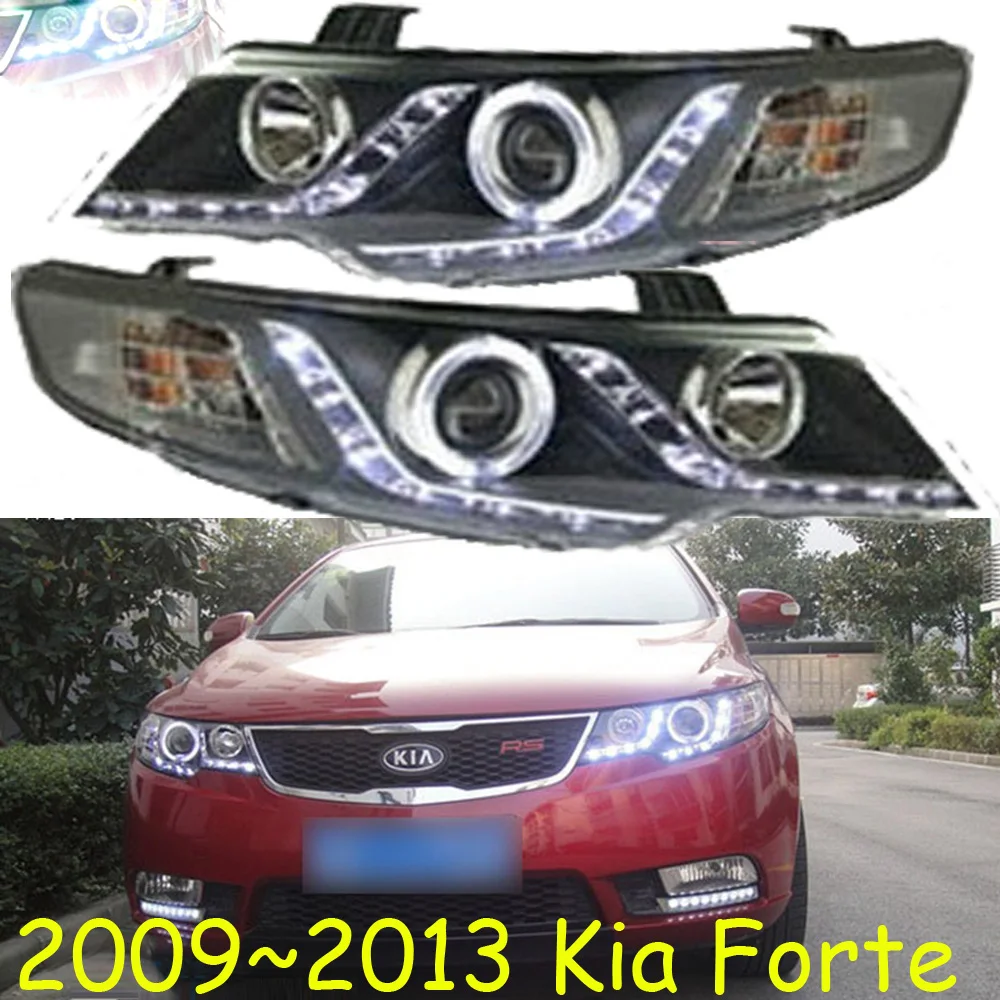 2 шт. автомобилей головной светильник для KIA Форте 2009 2010 2011 2012 s Cerato светодиодный DRL