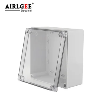 

200 * 200 * 95mm ABS plastic transparent cover outdoor distribution box waterproof electrical junction box strong electric wire