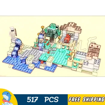 

517pcs My World 8in1 Crafting Box Rebuild Treasure Chest 10177 Model Building Blocks Kid Bricks Compatible with Lago Minecrafted