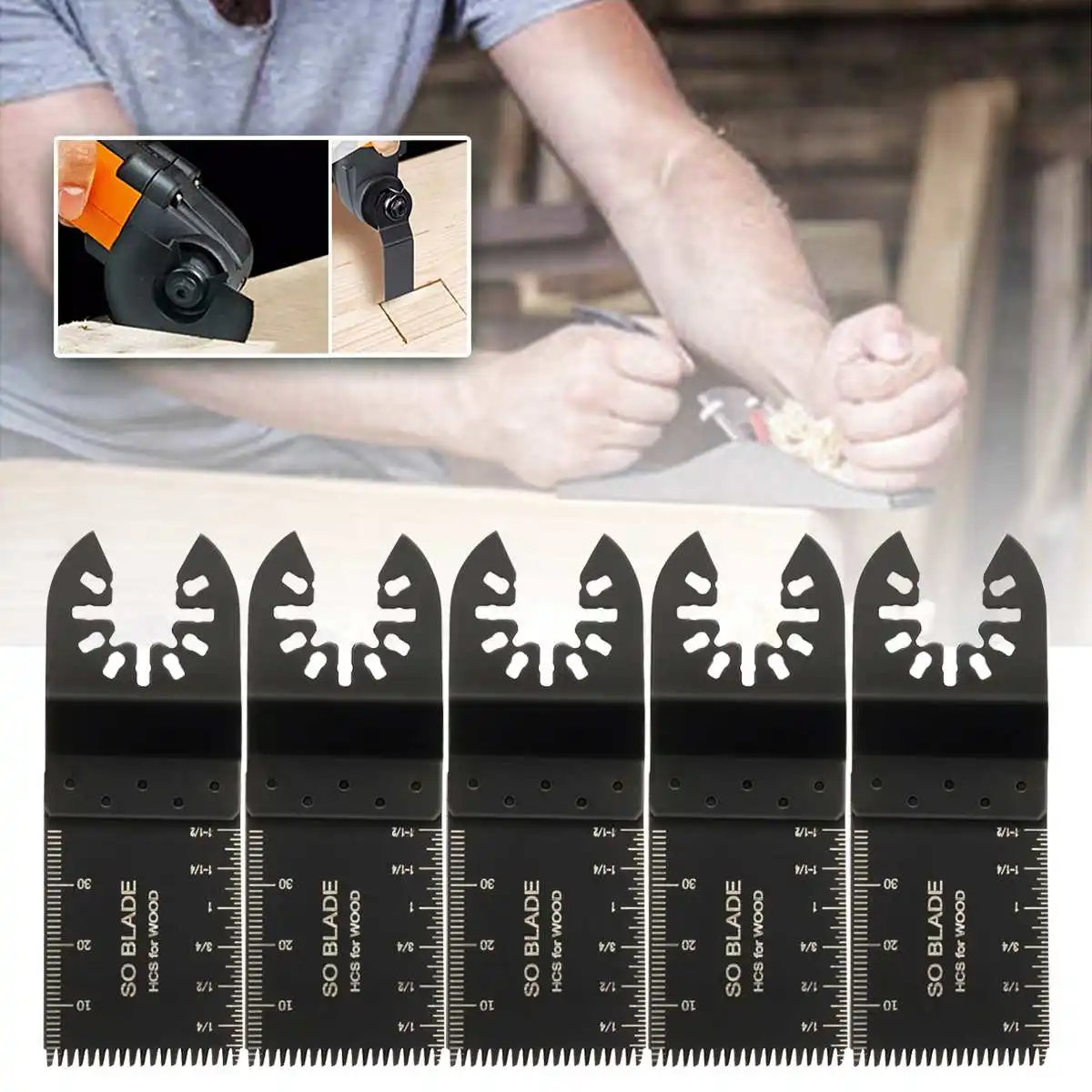 Многофункциональный инструмент 35 мм для FEIN Multimaster Makita Doersupp 5 шт. пильный диск Осциллирующий