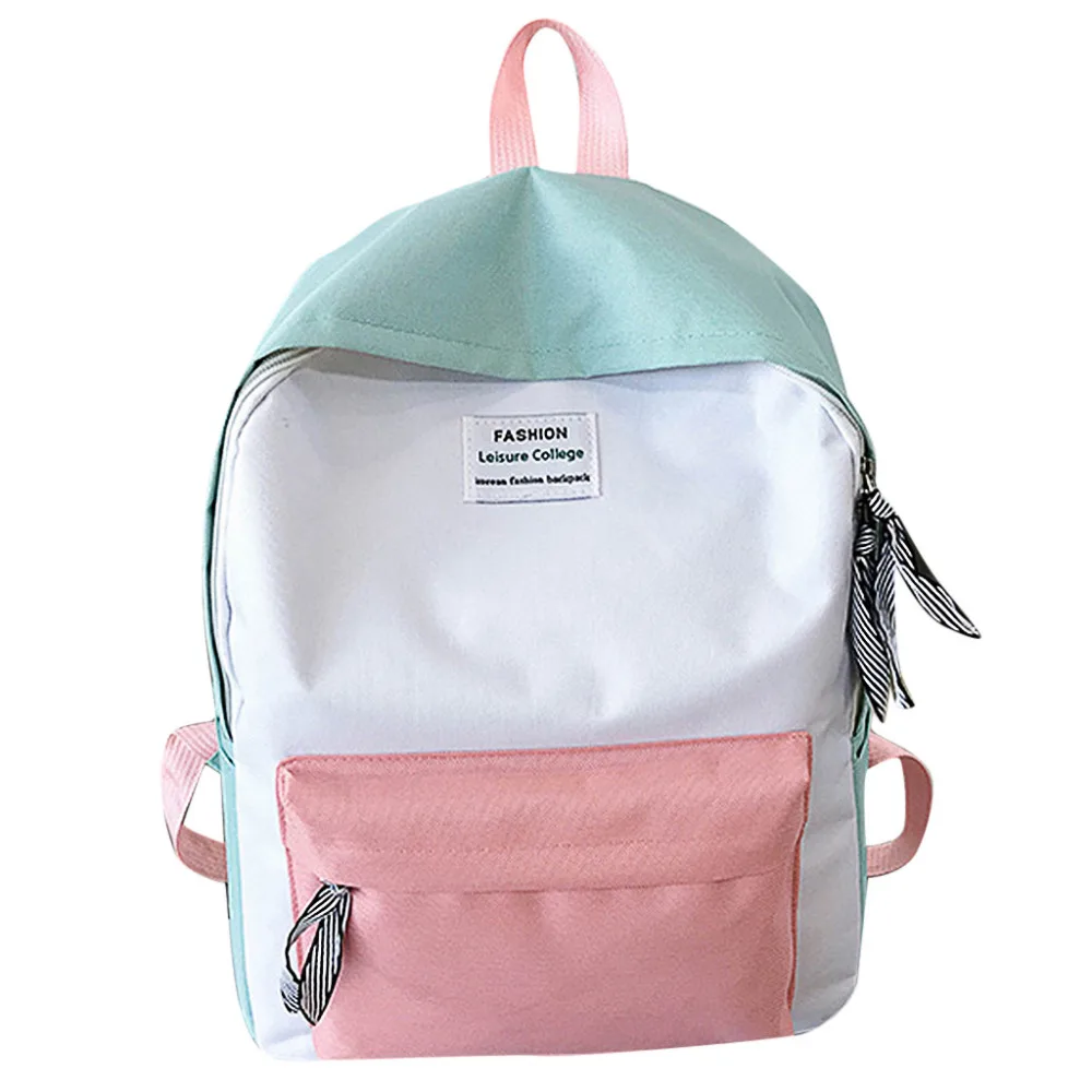 

OCARDIAN Couple Schoolbag Travel Hiking Bag Color Block Backpack Collection Luminous Bag backpack schoolbag teenage 090227