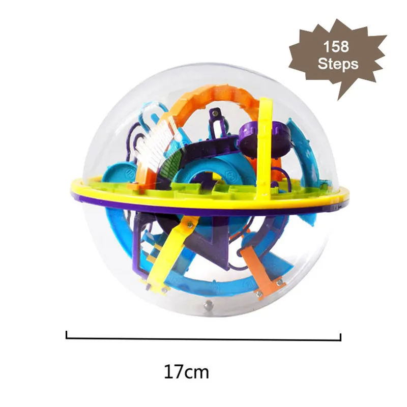 299 шаг 3D головоломка шар магический интеллект шар лабиринт сфера шар игрушки сложные барьеры игра тестер мозга тренировка баланса