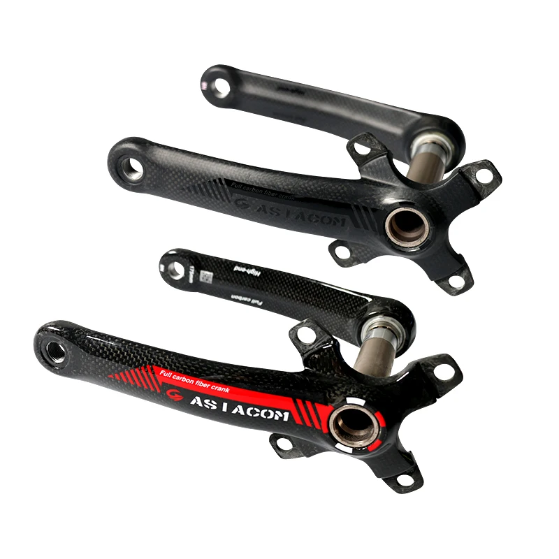 ASIACOM Mtb велосипеда углерода Crank 175 мм 104BCD велосипед коленчатый Fit для SHIMANO