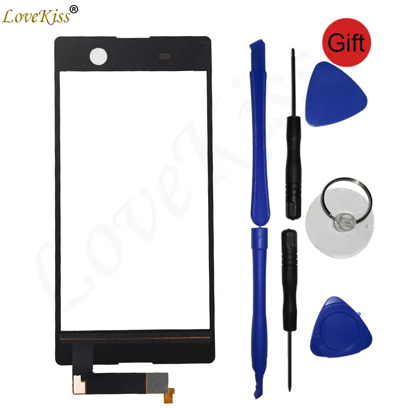 

Touchscreen Front Panel For Sony Xperia M5 E5603 E5606 E5653 Touch Screen Sensor LCD Display Digitizer Glass Cover Replacement